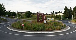 Elvis Presley-Monument at former Ray Barracks, Friedberg (Hesse), Germany