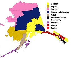 Largest alone or in any combination ethnic origin by county in Alaska, per the 2020 census [91]