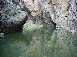 The Somoto Canyon National Monument in Somoto in the Madriz Department in northern Nicaragua