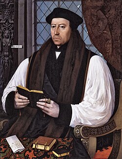 Thomas Cranmer, one of the most influential figures in shaping Anglican theology and self-identity