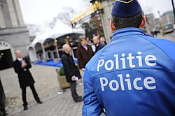 Policeman in Brussels