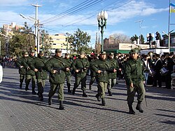 Gendarmes with FN FAL rifle
