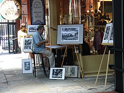 Painter shop in Montevideo