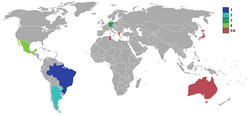 2005 FIFA Confederations Cup participating teams