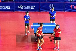 A 2017 match between players from the United States and North Korea