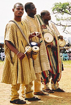 Yoruba drummers in Kwara State, Nigeria (2004).