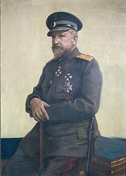 Tsar Ferdinand in a general's uniform.