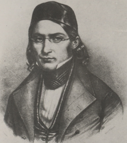 Rabbi Abraham Geiger, circa 1840.
