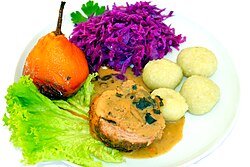 Silesian dumplings