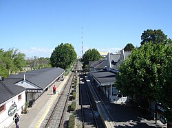 Anchorena station on the Tren de la Costa light rail line