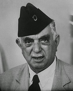 Nuri Pasha al-Said (1888–1958) served eight terms as prime minister during Mandatory Iraq and the Hashemite Kingdom