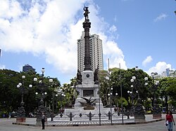Monument dedicated to the heroes of the battles of Bahia's independence from Portugal in the Campo Grande Square