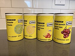 Frozen juice concentrate from Canada