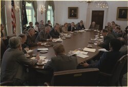 Jimmy Carter and his cabinet in 1978
