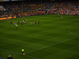 Catalonia playing against the Basque Country at the Camp Nou
