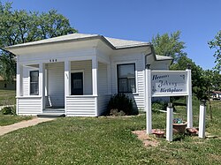 Johnny Carson's birthplace in Corning, Iowa