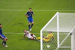 Game-winning German goal in 2014 FIFA World Cup final