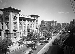 A view of the old general directorate building of Ziraat Bank. It was designed by Istanbul-born Italian Levantine architect Giulio Mongeri and built between 1926 and 1929.