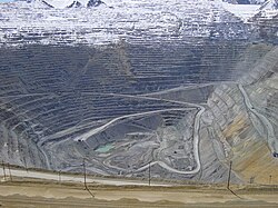 The Bingham Canyon Mine of Rio Tinto's subsidiary, Kennecott Utah Copper