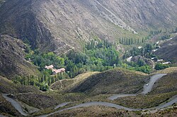 The road at Caracoles de Villavicencio (2007).