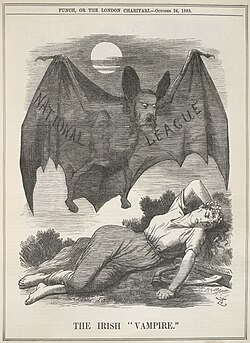 Irish Lass depiction in 1885.