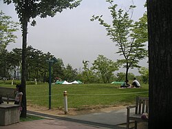 Inside the park, 2005.