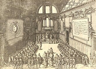 Coronation of Cosimo I de' Medici as Grand Duke of Tuscany in 1570.