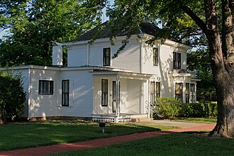 The Eisenhower family home in Abilene, Kansas