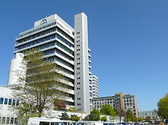 Headquarters of Bayer Pharmaceuticals in Berlin-Wedding