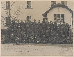 British, Indian and Japanese soldiers in Qingdao