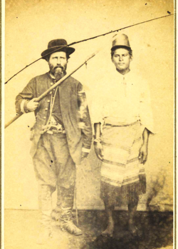 Paraguayan prisoner. Paraguayan infantrymen wore kilts and went barefoot; their courage was admired by their enemies.