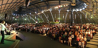 Worship at the Word and Life Church in Boksburg, South Africa