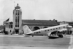 The Douglas DC-1 at Grand Central Airport, circa 1933