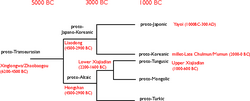 Distribution of the Trans-Eurasian (Macro-Altaic) Language Family