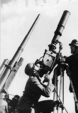 Production of a newsreel at the front lines, January 1941
