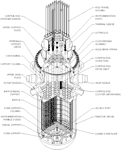 PWR reactor pressure vessel