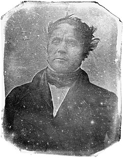 Daguerreotype possibly made in 1837 by Daguerre. The subject is believed to be Constant Huet, who worked at the Natural History Museum, where Daguerre took pictures in 1837.[41] If correct, this would be the oldest surviving portrait photograph of a person.[42]