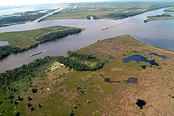 Gulf Intracoastal Waterway near New Orleans