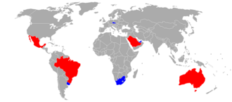 1997 FIFA Confederations Cup participating teams