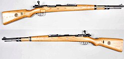 Karabiner 98k in mint condition, made in 1940. From the collections of the Swedish Army Museum.