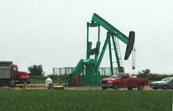 An oil well in Canada