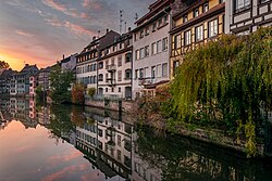 La Petite France during golden hour