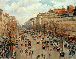 Camille Pissarro – Boulevard Montmartre (1897), Hermitage Saint Petersburg