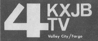 KXJB-TV logo for part of the 1970s and 1980s.