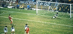 Poland v Argentina in the 1978 World Cup