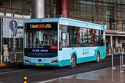 An airport bus at Terminal 3