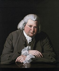 Portrait of Erasmus Darwin, 1770, by Joseph Wright of Derby