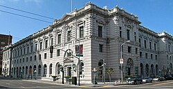 The historic Browning Courthouse