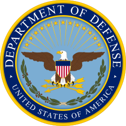 Seal of the Department of Defense with its statutory name