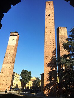 Some of the Towers of Pavia, 11th–13th century